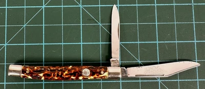 Imperial USA Stainless 2-Blade Pocket Folding Knife Jigged Brown Slipjoint - Image 1 of 4