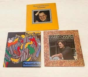 HARRY CHAPIN 3 Pc Vinyl Record Album Lot - Foto 1 di 12