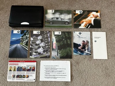 BMW 320i 325i 325xi 330i 330xi 2004 conjunto manual del propietario con estuche OEM Foto 1 de 4