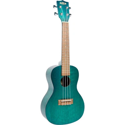 Kala Blue Exotic Mahogany Concert Ukulele Blue - Image 1 of 4