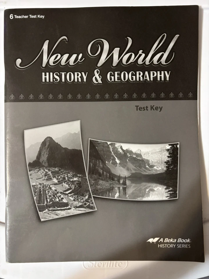 Abeka 6th grade New World History and Geography set of 3 answer keys - Image 1 of 4