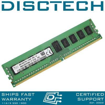 SK Hynix HMA41GR7AFR8N-TF 8GB PC4-17000 DDR4-2133MHz 288-Pin ECC RAM Memory - Image 1 of 3