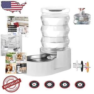 7L Hundetränke: Schwerkraftfutter, Edelstahlnapf, fortschrittliche Filtration - Bild 1 von 10