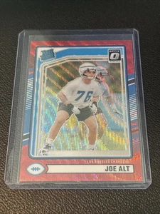 2024 Panini Donruss - Rated Rookie Joe Alt #320 Optic Preview Red Wave Prizm - Picture 1 of 2