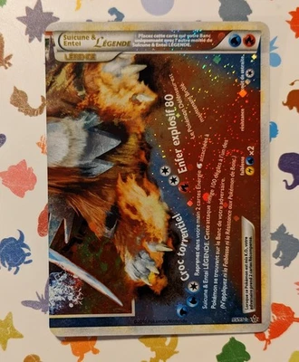 Pokemon TCG Suicune & Entei Legend (Bottom) 95/95 *FRENCH* Unleashed Holo 2010 - Image 1 of 4