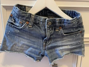 Polo Ralph Lauren Girls Jean Shorts Size 6 - Picture 1 of 5