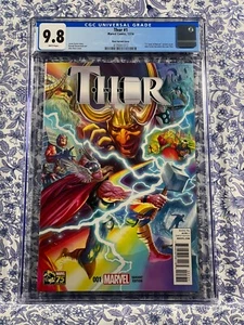 THOR #1 CGC 9.8 WP Jane Foster as THOR Alex Ross Limited 1 for 75 Variant RARE - Bild 1 von 2