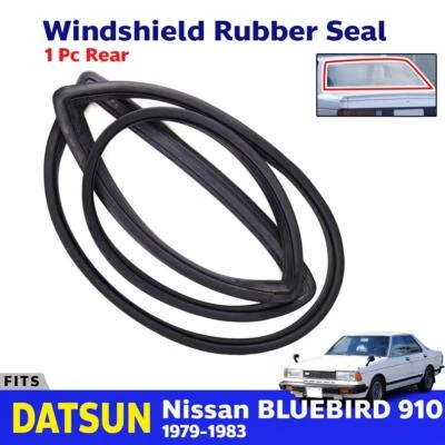 Rear Windscreen Rubber Seal Fits Datsun Bluebird 910 Sedan 1979-83 Weatherstrip Foto 1 de 4