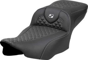 Saddlemen Extended Reach Roadsofa Silver Stitch Seat fits 2023-25 Harley Touring - Picture 1 of 1