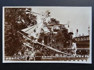 London FESTIVAL OF BRITAIN The Shell By Plane X-100 Battersea 1951 RP Postcard - Picture 1 of 4