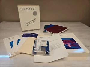 Lotus 1-2-3 versione 3.1 manuali + software su floppy 3,5" testati PC IBM PS/2 - Afbeelding 1 van 13