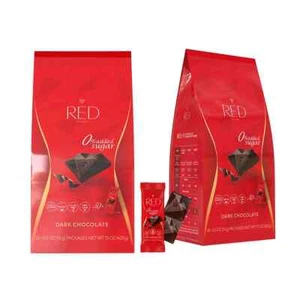 RED Delight Vegan Dark Chocolate Bars 30-14 Gr. Snack Size Bars Per Bag, 2-pack - Picture 1 of 6