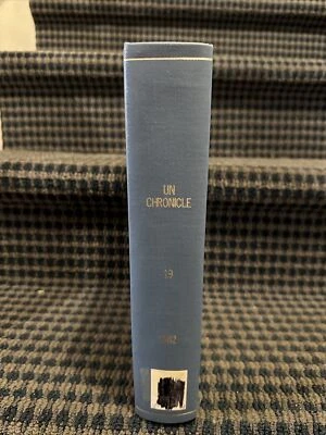 1982 U.N. Monthly Chronicle #19 Bound Volume, Library Edition (BM74) - Image 1 of 4