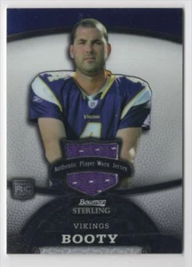2008 Bowman Sterling JERSEY John David Booty Auto Minnesota Vikings #143 - Picture 1 of 2