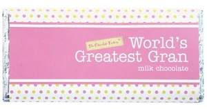Mothers Day Milk Chocolate Bar | Worlds Greatest Gran Bar - Picture 1 of 8