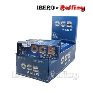 PAPEL OCB AZUL 70 MM CAJA 50 UNI. - Imagen 1 de 1