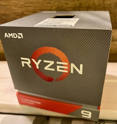 AMD RYZEN 9 3900X 3.8GHz AM4 12-Core 105W Processor CPU New Fan - Image 1 of 4
