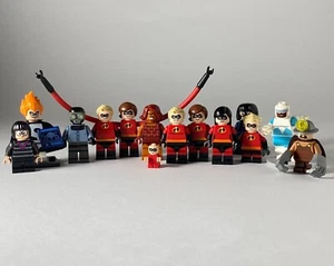 Lego Disney Incredibles All Characters 14 Minifigures - Imagen 1 de 6