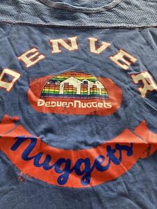 WOMENS Touch BY Alyssa Milano NBA DENVER NUGGETS T SHIRT BLUE S SMALL NWT