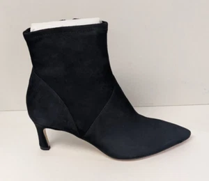 Naturalizer Franca Ankle Booties, Black Suede, Women's 9 Narrow - Picture 1 of 6