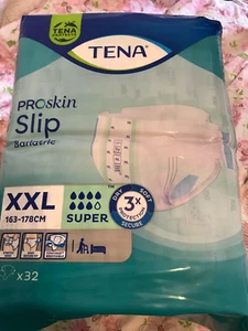 TENA PRoskin slip Bariatric XXL SUPER x32 BNWT incontinence - Picture 1 of 6
