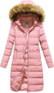 CREATMO US Women's Long Winter Faux Fur Coat Puffer Warm Jacket with Detachable - Picture 1 of 21