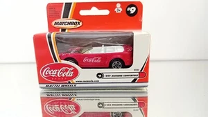Matchbox 1999 Ford Mustang Cabrio Coca Cola in scatola - Foto 1 di 5