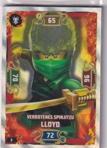 Lego Ninjago Seria 5 TCG Karty kolekcjonerskie Karta nr 3 Zakazany Spinjitzu Lloyd - Zdjęcie 1 z 1