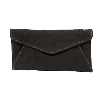 GreenToe Brown Canvas Large Wallet Envelope Hook & Loop Style - Image 1 of 4