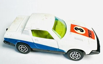 #10 Triumph TR7 1978 Corgi Junior Vintage Diecast Car Rare White/Blue 1/64 Scale - Image 1 of 4