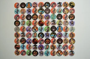 1992 Mortal Kombat Midway Pogs / 1995 Mortal Kombat Dunkin Tazos - Picture 1 of 6