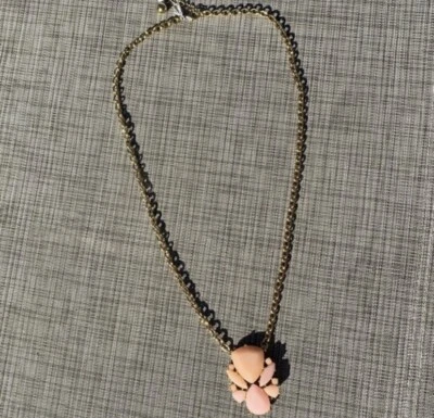 Collar Kate Spade rubor rosa naranja llamativo nuevo con etiquetas Foto 1 de 4