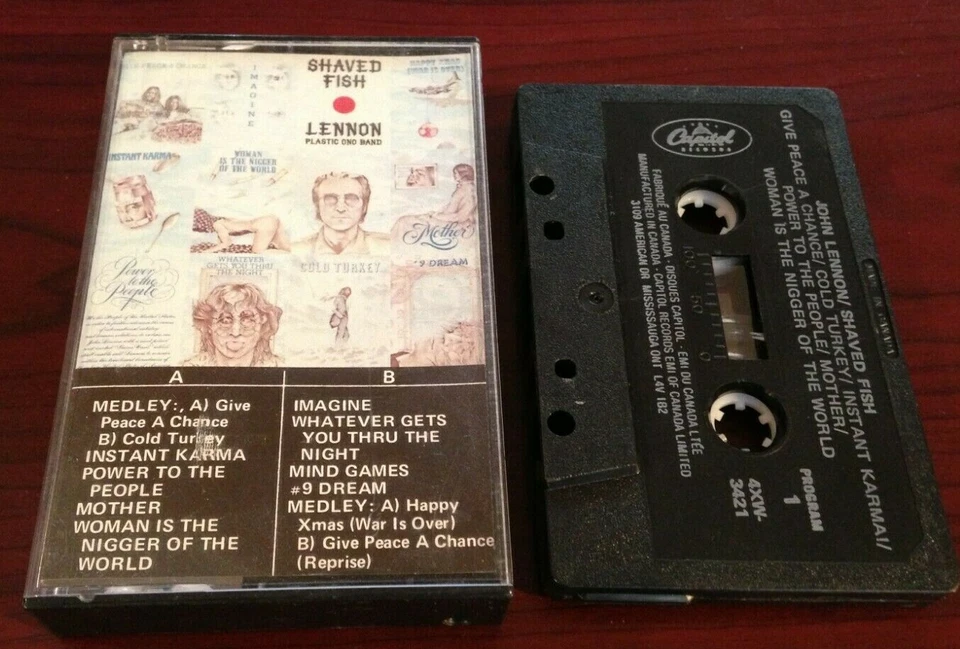 JOHN LENNON  K7  " Shaved Fish " CAPITOL Canada ** The Beatles - Image 1 of 1