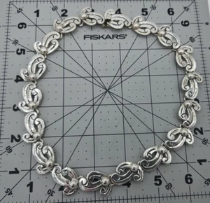 Taxco Vintage Sterling Silver Necklace - Picture 1 of 8