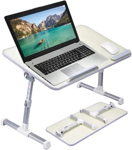 Amazon Basics Portable Height Adjustable Desk Top Laptop Table Riser. Folds Away - Picture 1 of 8