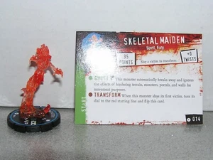 Horrorclix Base Set HRC-014 Skeletal Maiden - Imagen 1 de 1
