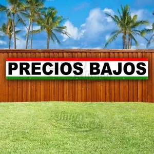 PRECIOS BAJOS Werbung Vinyl Banner Flagge Schild GROSS RIESIG XXL SPANISCH - Bild 1 von 6