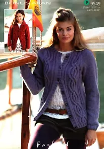 Ladies Cardigan/Jacket ~ Pattern #9549 ~ Bust Size: 24/26 ~ 44/46" - Picture 1 of 2
