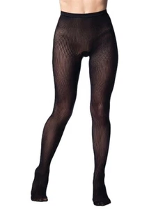 Pantimedias Trasparenze Dubhe Malla Acanalada 80 Denier Panty Sin Costuras - Imagen 1 de 4