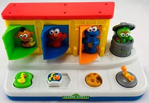 Sesame Street Talking Poppin Pals Working Clean Great Condition FREE SHIPPING
