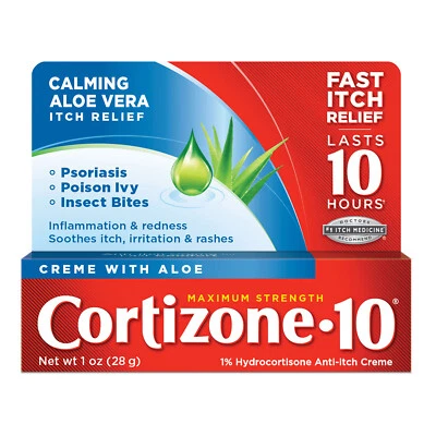 Cortizone 10 Maximum Strength, Anti Itch Crème (1 Oz)..+ - Image 1 of 4