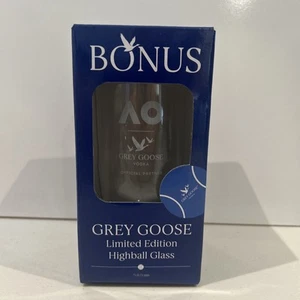 Limited Edition Grey Goose Highball Glass Australian Open - Unopened - Picture 1 of 3