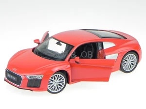 Audi R8 V10 2016 rosso modellino 24065 Welly 1:24 - Foto 1 di 7