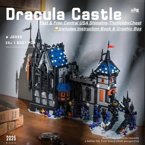NEW 2025 Draculas Castle MOC 3007PC Compatible Building Block Set W/Graphic Box - Picture 1 of 16