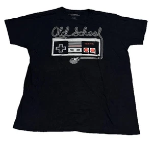 Nintendo Old School NES Controller Schwarz Größe XL T-Shirt - Bild 1 von 8