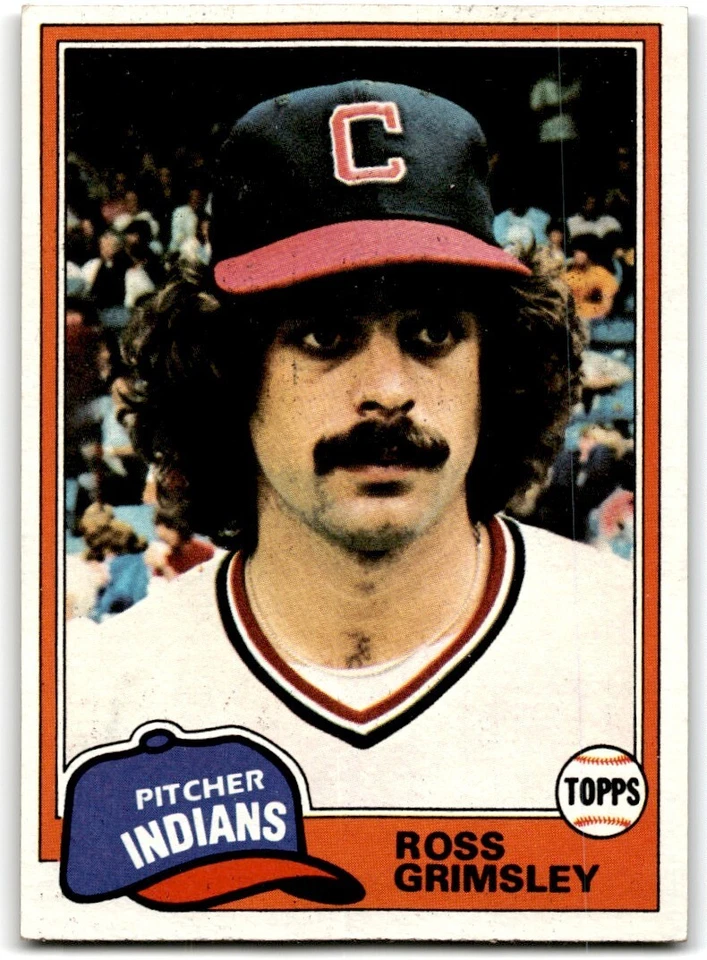 1981 Topps Ross Grimsley . Cleveland Indians #170 - Image 1 of 2