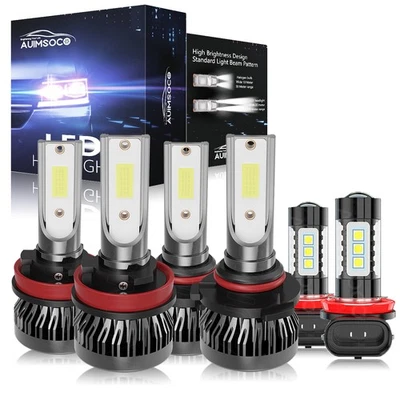 For Honda Civic 2014-2021Coupe 2-Door LED Headlight Bulbs Super Bright 36000LM - Image 1 of 4