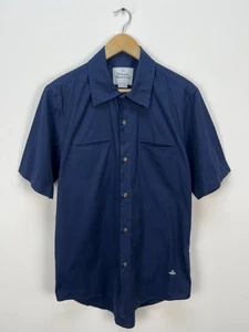 Vivienne Westwood Hemd Kurzarm Button Down Orb Logo Herren Größe 50 - Bild 1 von 6