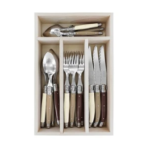 NEW Laguiole La Terre Debutante Cutlery Set 24pce - Bild 1 von 2