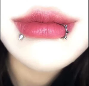 6 Piezas Mujeres Labios Anillos Nariz Medicinal Titanio Acero Tabique Falso ⭐ Clip Piercing ⭐ - Imagen 1 de 6